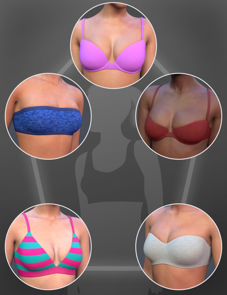 NG Cotton Bras Base Collection Volume 2 for Genesis 9