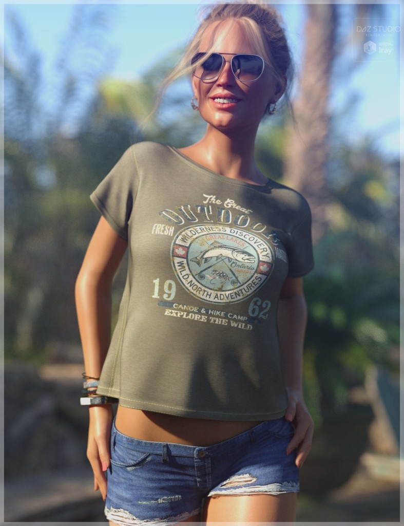 dForce Nature Girl Tee for G8 and G8.1F