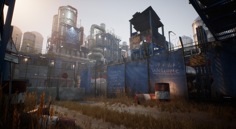 [UE] Post-Apocalyptic Industrial Scene