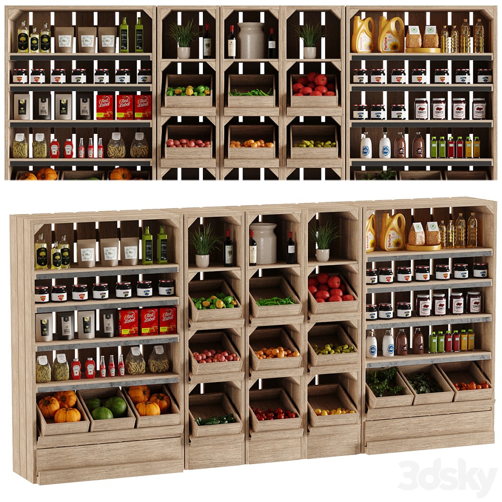 Showcase 2 + Fruits And Store Items