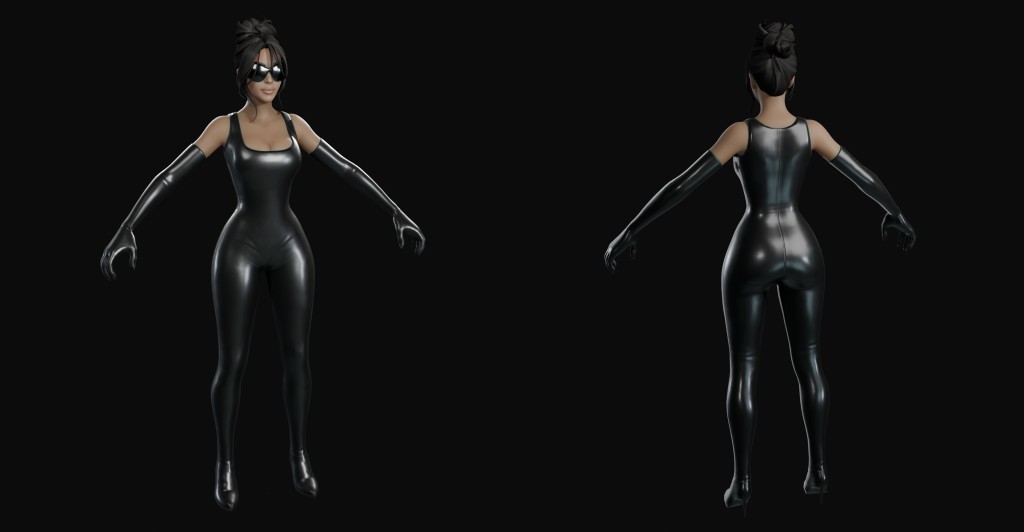 Kim Kardashian (FN) Premium for Blender 4.x
