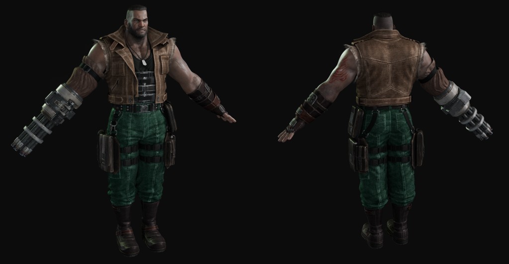 Barret Wallace (Rebirth) Premium for Blender 4.x