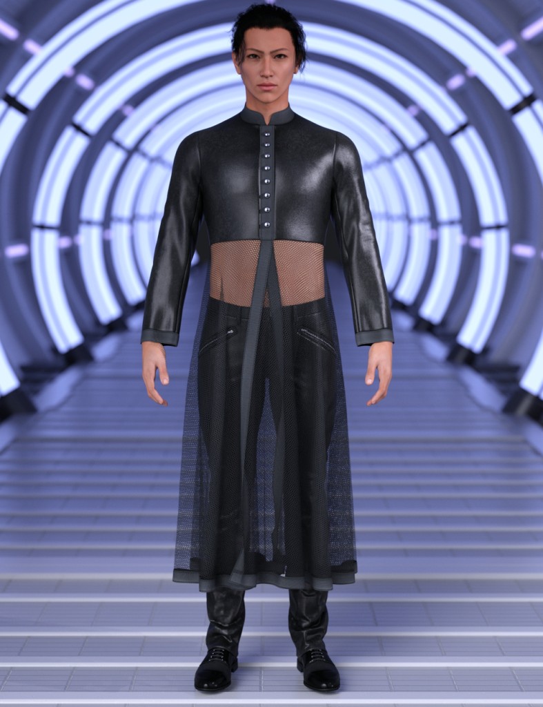 dForce LV Renegade Leather Outfit for Genesis 9