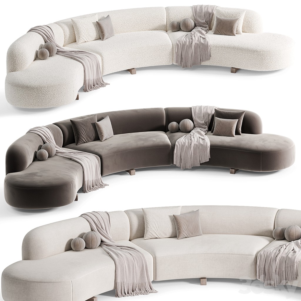 LOLA Sofa Vao Curved Sofa 02 By Artipieces