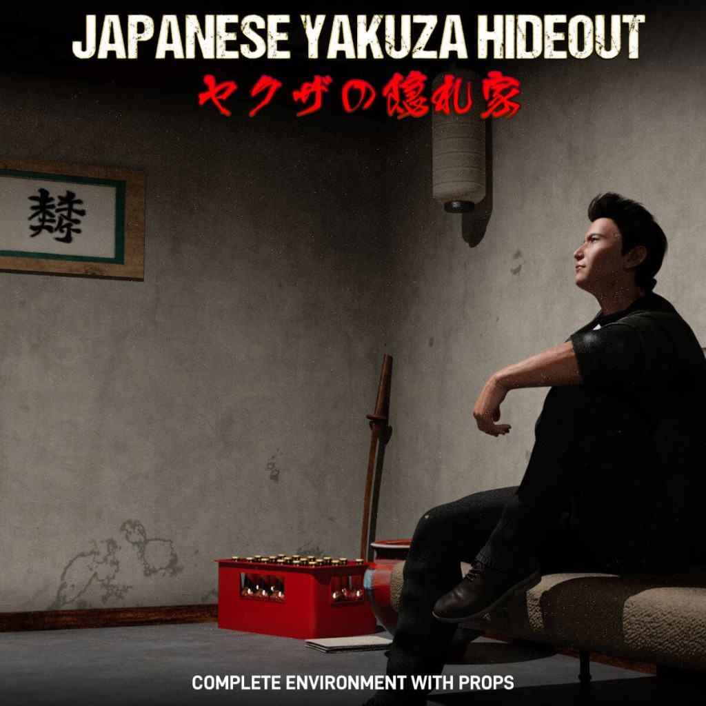 Japanese Yakuza Hideout Environment