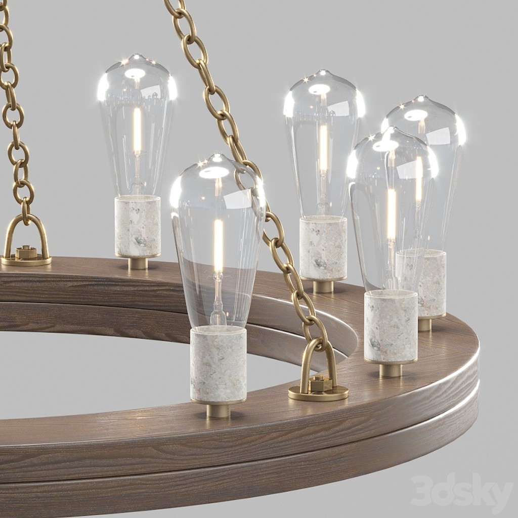 Geoffrey chandelier by arteriors