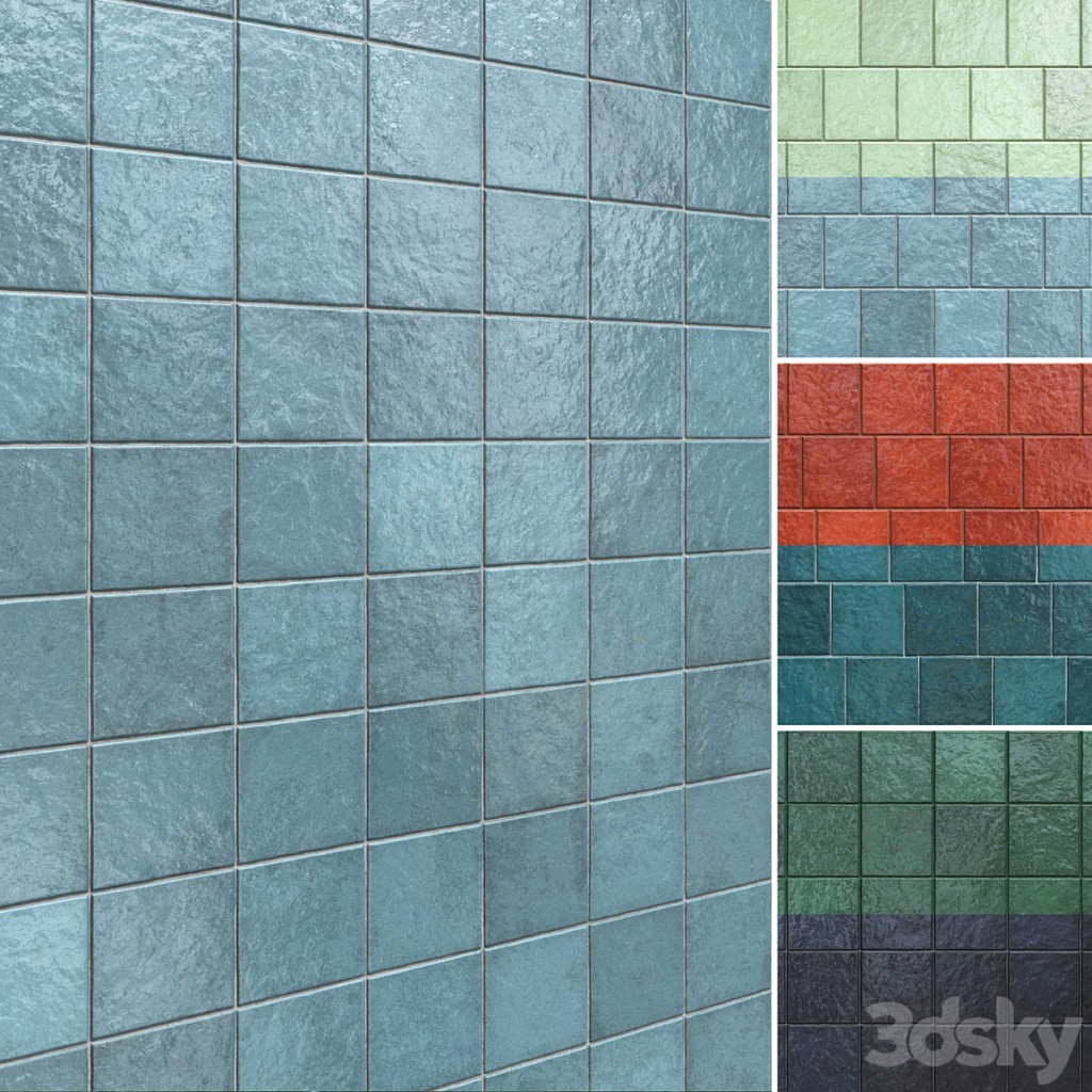 Ceramic Tiles Set 015