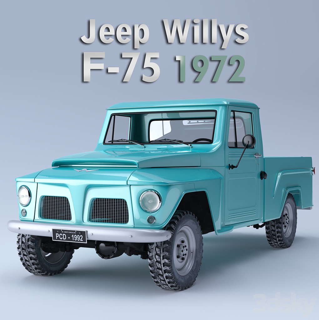 Jeep Willys F-75 in 1972