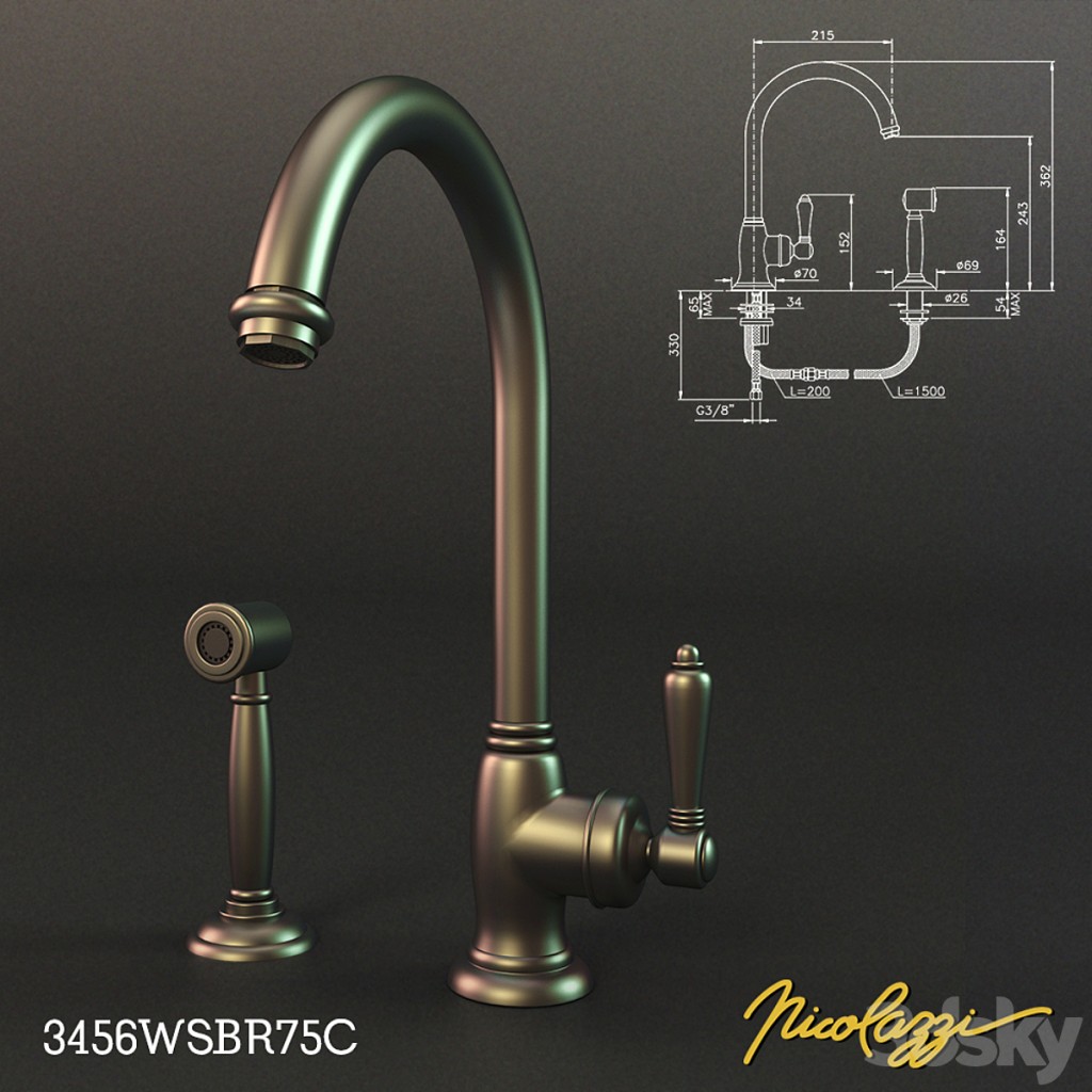 Nicolazzi. Art.No. 3456WSBR75C