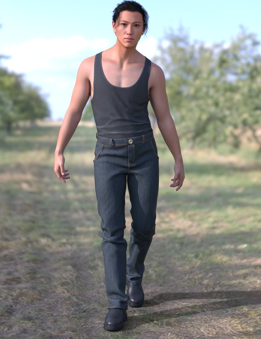 dForce LV Lumberjack Outfit for Genesis 9