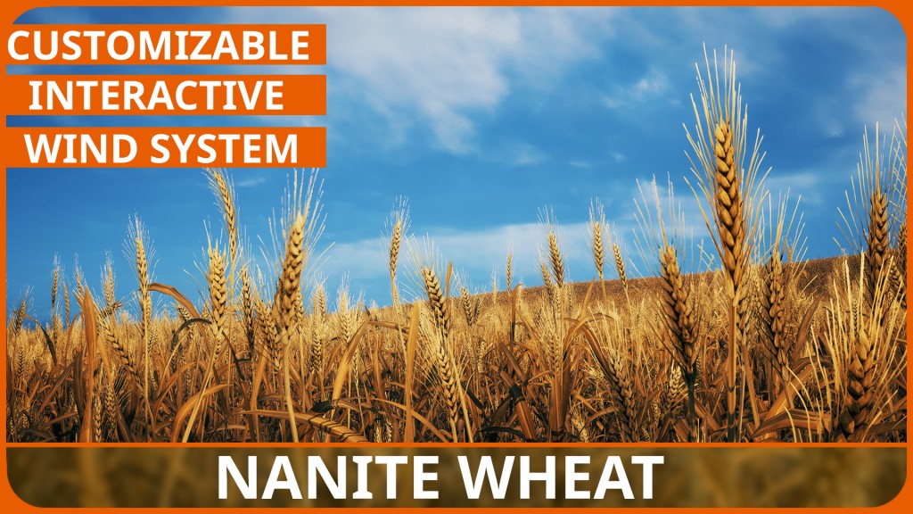 Nanite Foliage - Wheat Field UE5.1