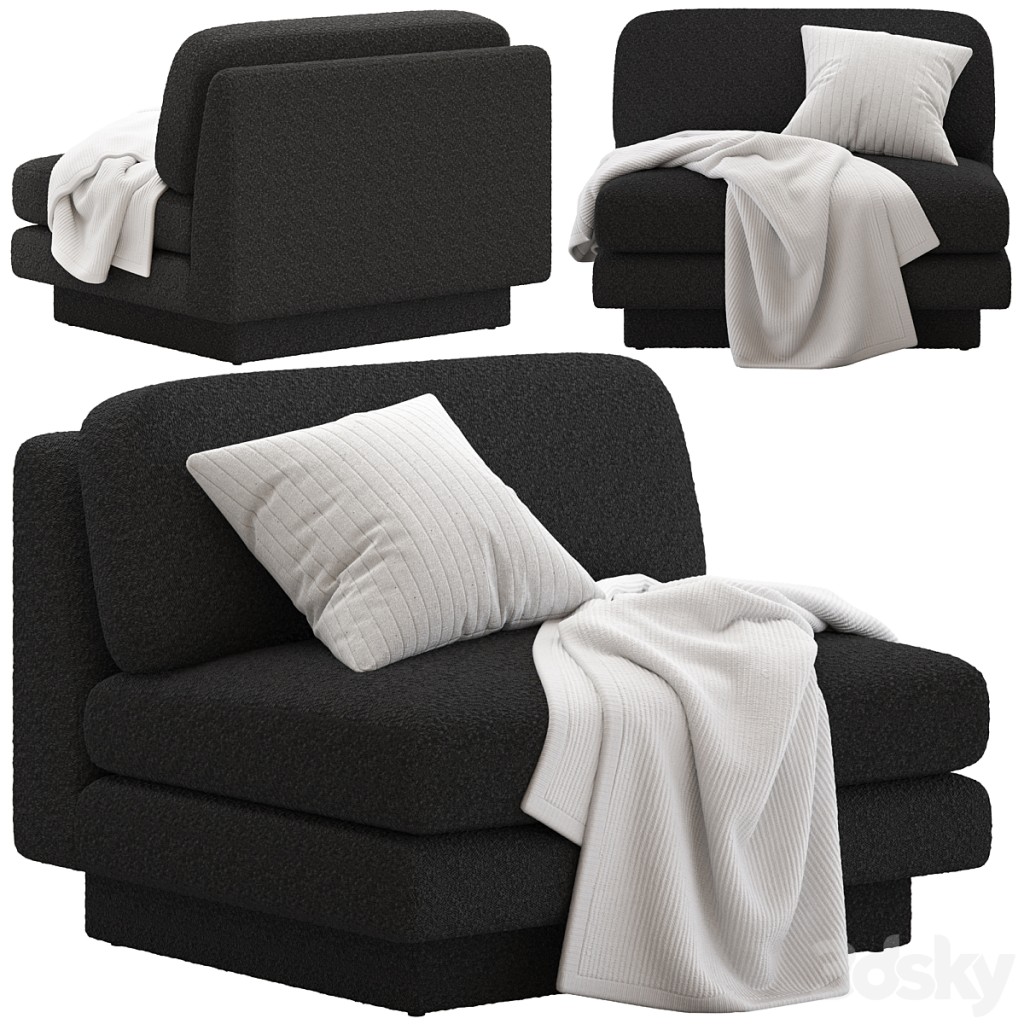CB2 Plinth Armchair