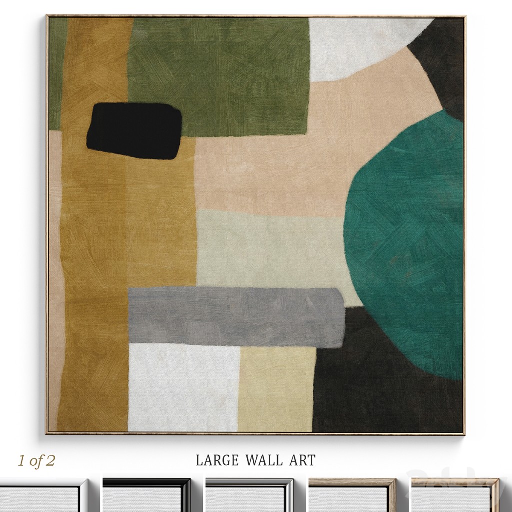 Large Living Room Abstract Wall Art C-373