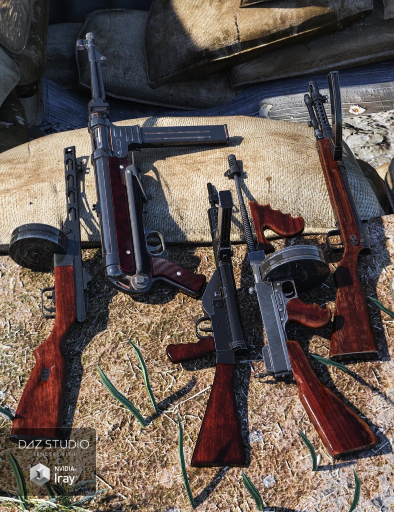 WW2 Submachine Guns