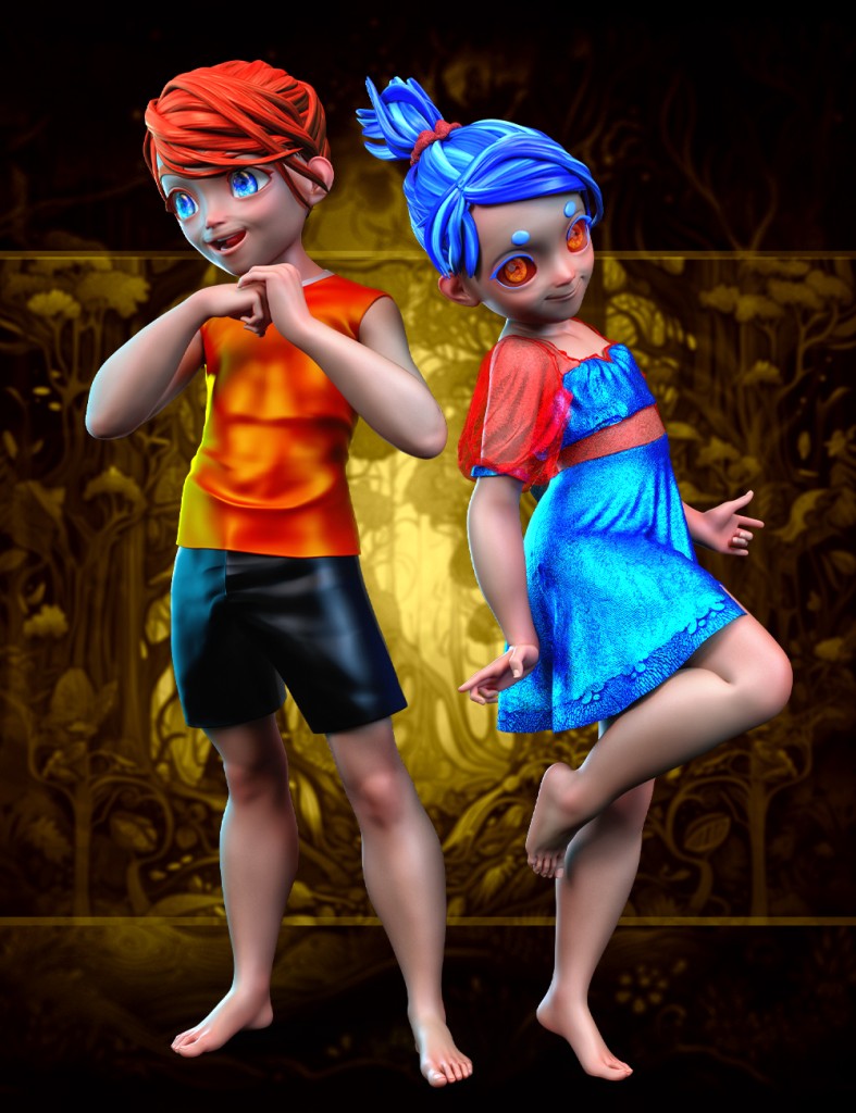 FPE Toon Alternate Textures for Young Anime Heroes