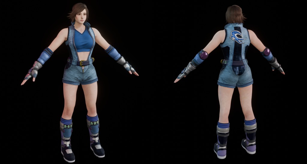 Tekken 8 Asuka Kazama (Legacy Costume) Premium for Blender 4