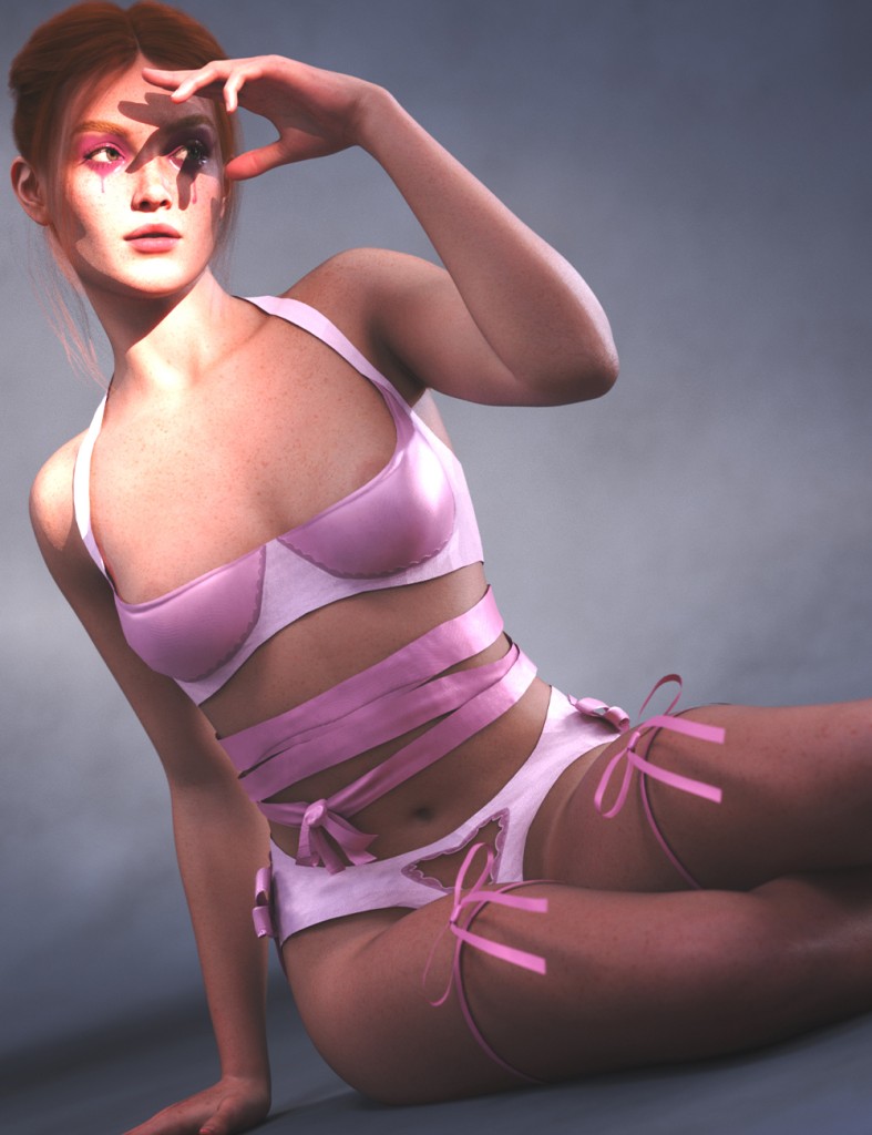 LA Tied Up Lingerie for Genesis 8 Female and 9