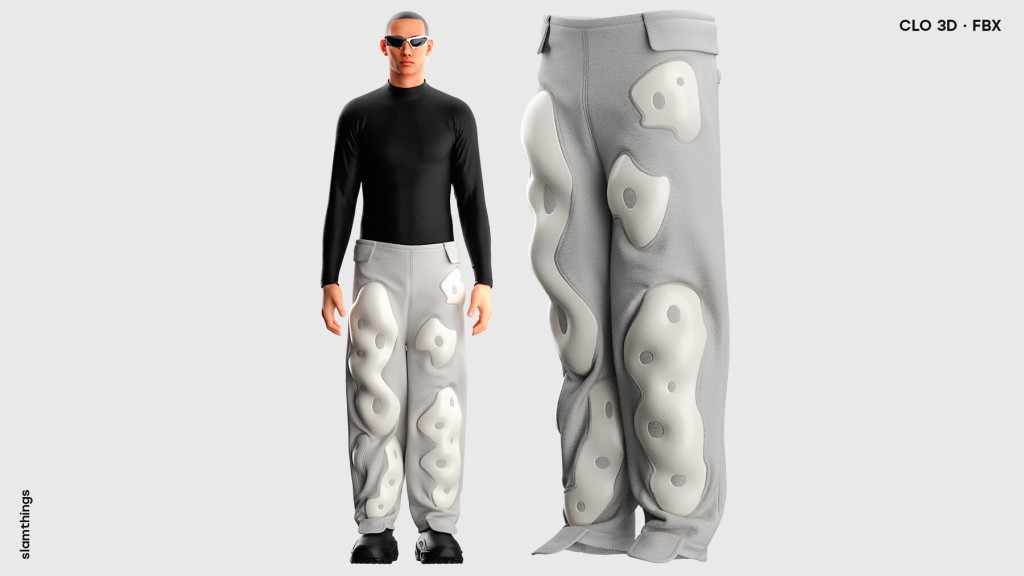 Streetwear Pants #039 - Clo 3D / Marvelous Designer + FBX / DIGITAL FASHION / HYPEBEAST / FUTURE FASHION - PERSONAL
