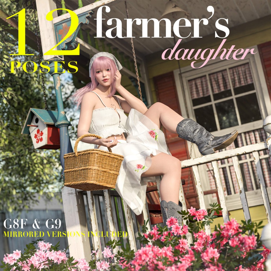 Farmer's Daughter Pose Pack for G8F & G9