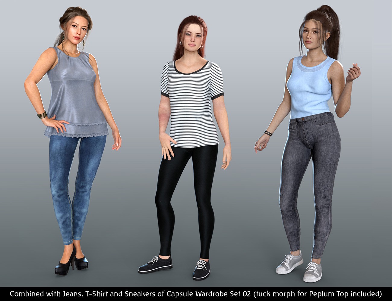 dForce Capsule Wardrobe 02 for Genesis 9