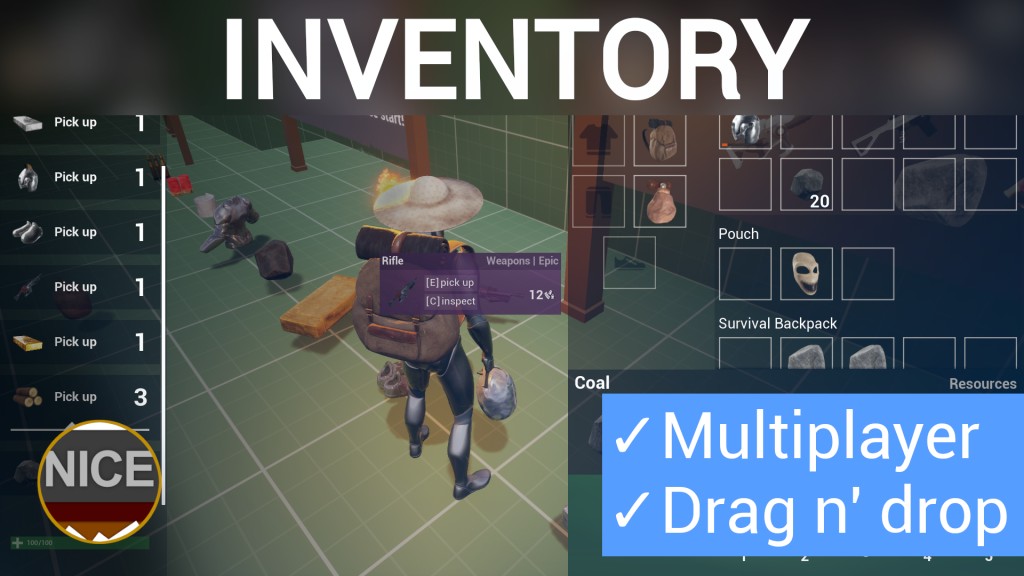 [UE5.1] Advanced Multiplayer Inventory V2 (Now under the name of 