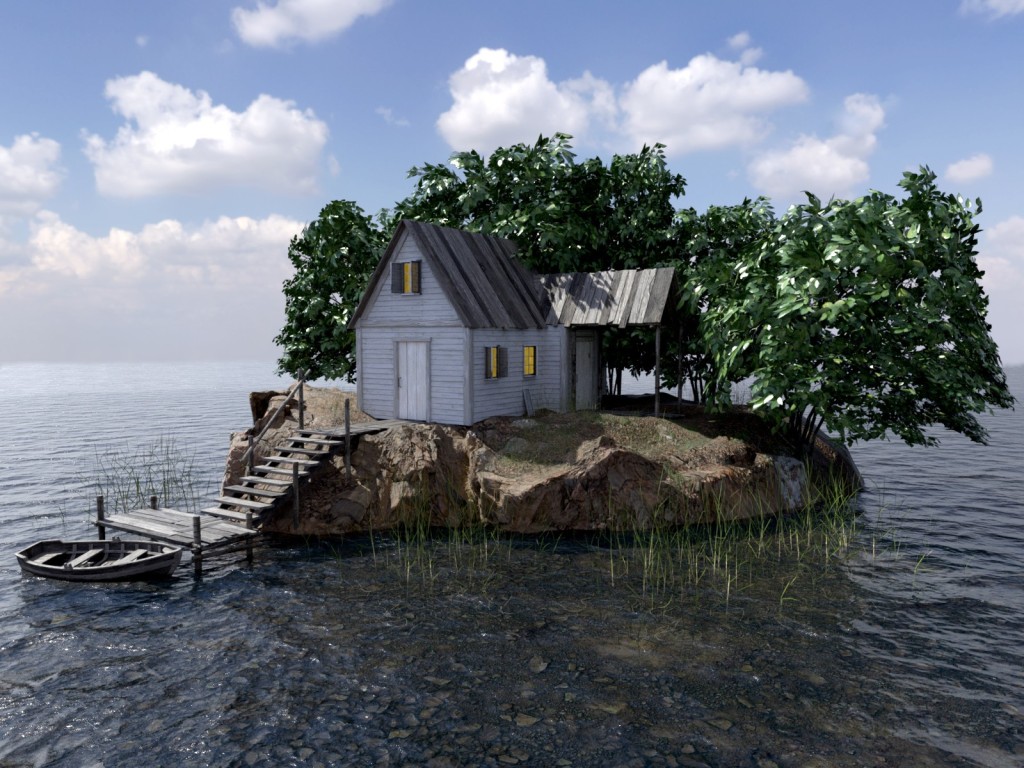 Mysterious island for DAZ and Poser
