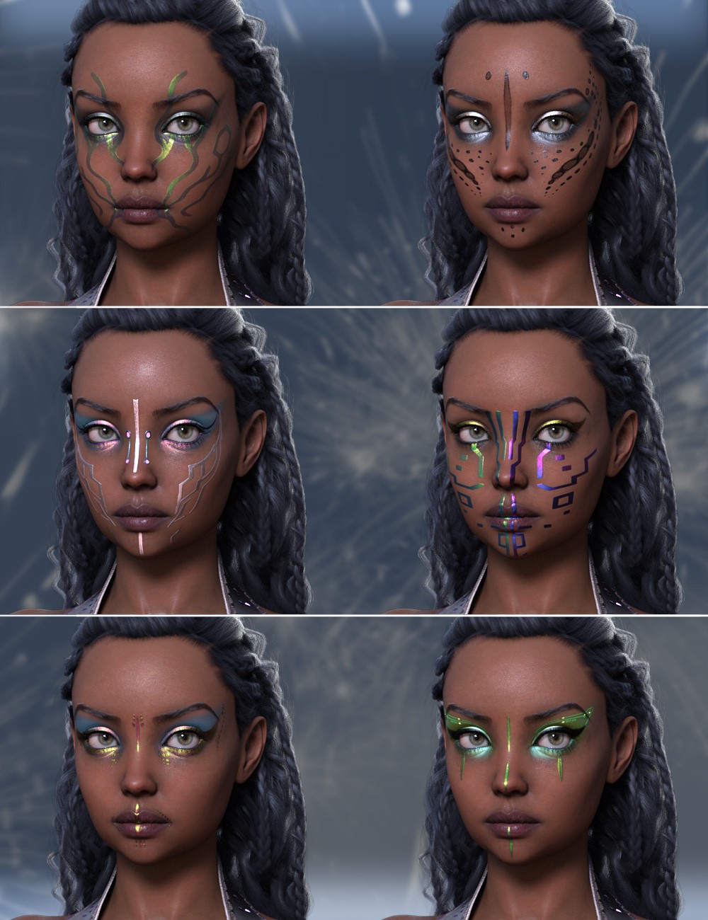 Utopia Sci-Fi Makeup Builder for Genesis 9