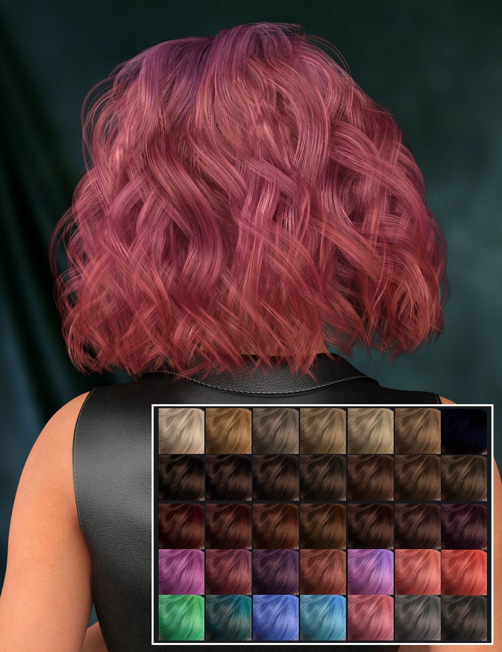 SWAM's Bliss Hair for Genesis 9