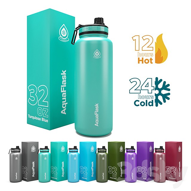 Aqua Flask 32 Oz