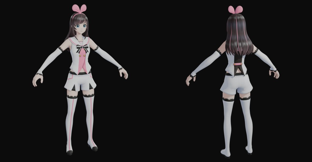 Kizuna AI (FN) Basic for Blender 4.x