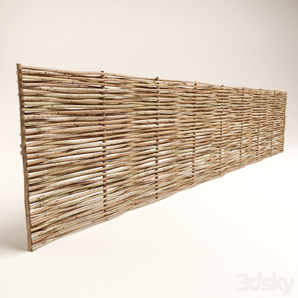 Wicker fence