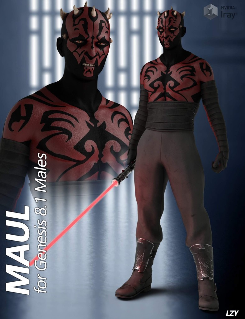 Maul For Genesis 8.1 Males