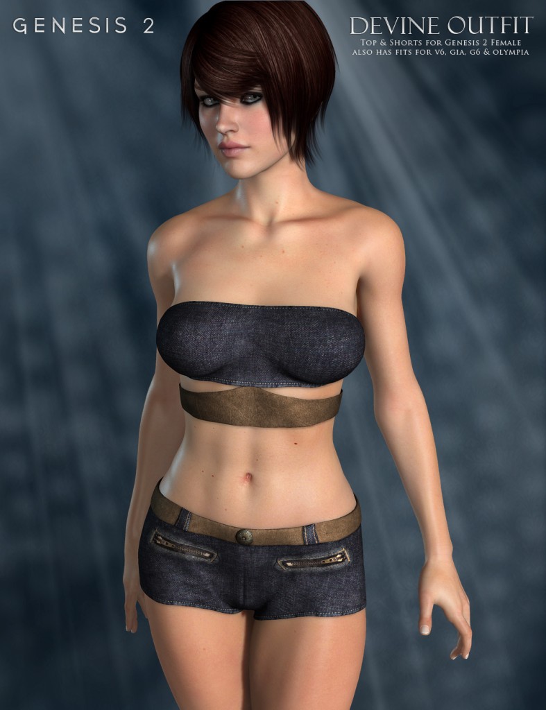 Devine Outfit for Genesis 2 Female(s)
