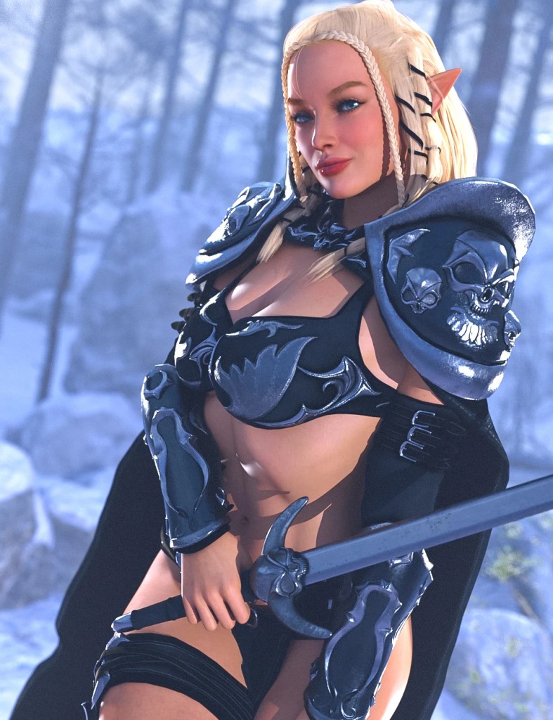 Moonlit Empress Dark Fantasy Bundle for Genesis 8, 8.1 and 9 Females