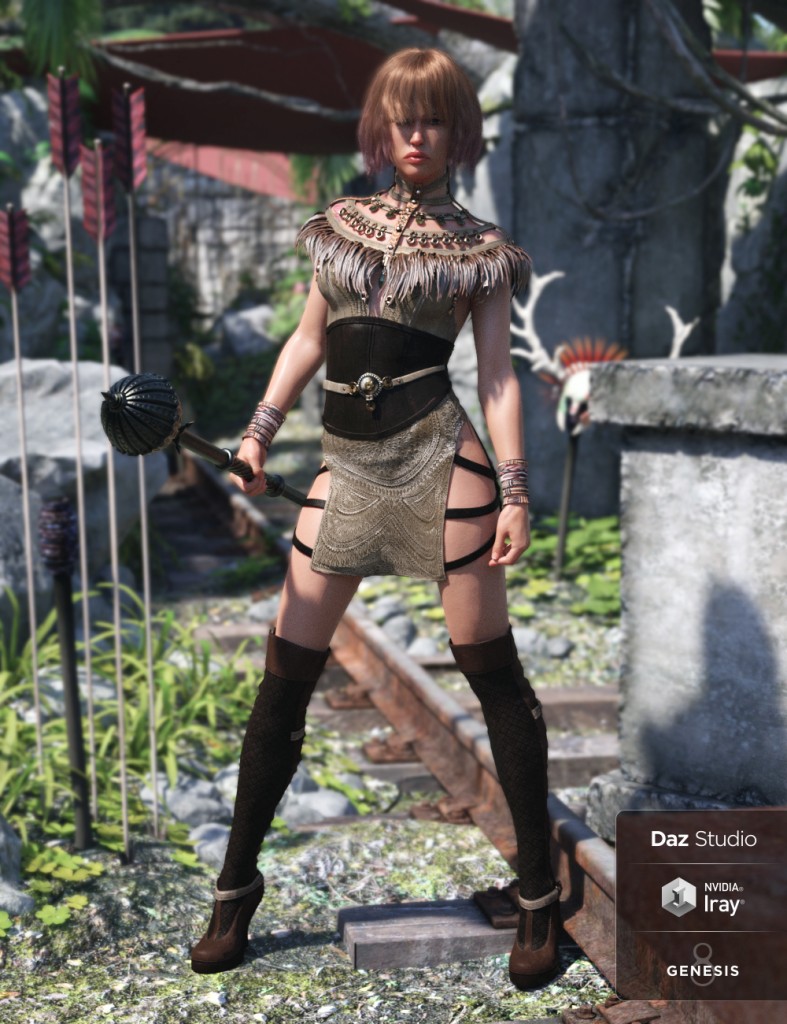 Advent Outfit for Genesis 8 Female