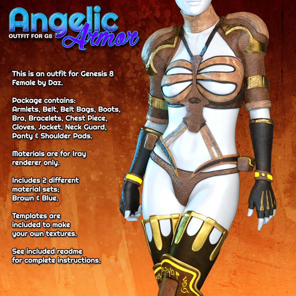 Exnem Angelic Armor for G8 Female