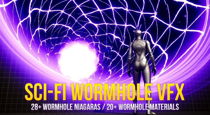 [UE5.0] Wormhole VFX Pack ( Sci-Fi Version )