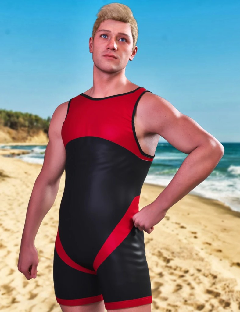 JMR dForce Teo Sports Swimwear for Genesis 9 and 8 Male