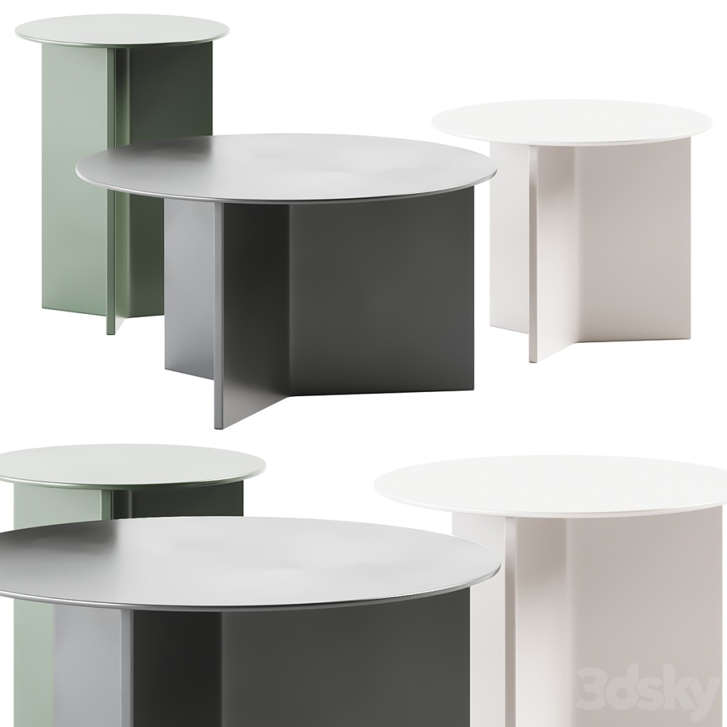 Hay Slit Coffee Tables set