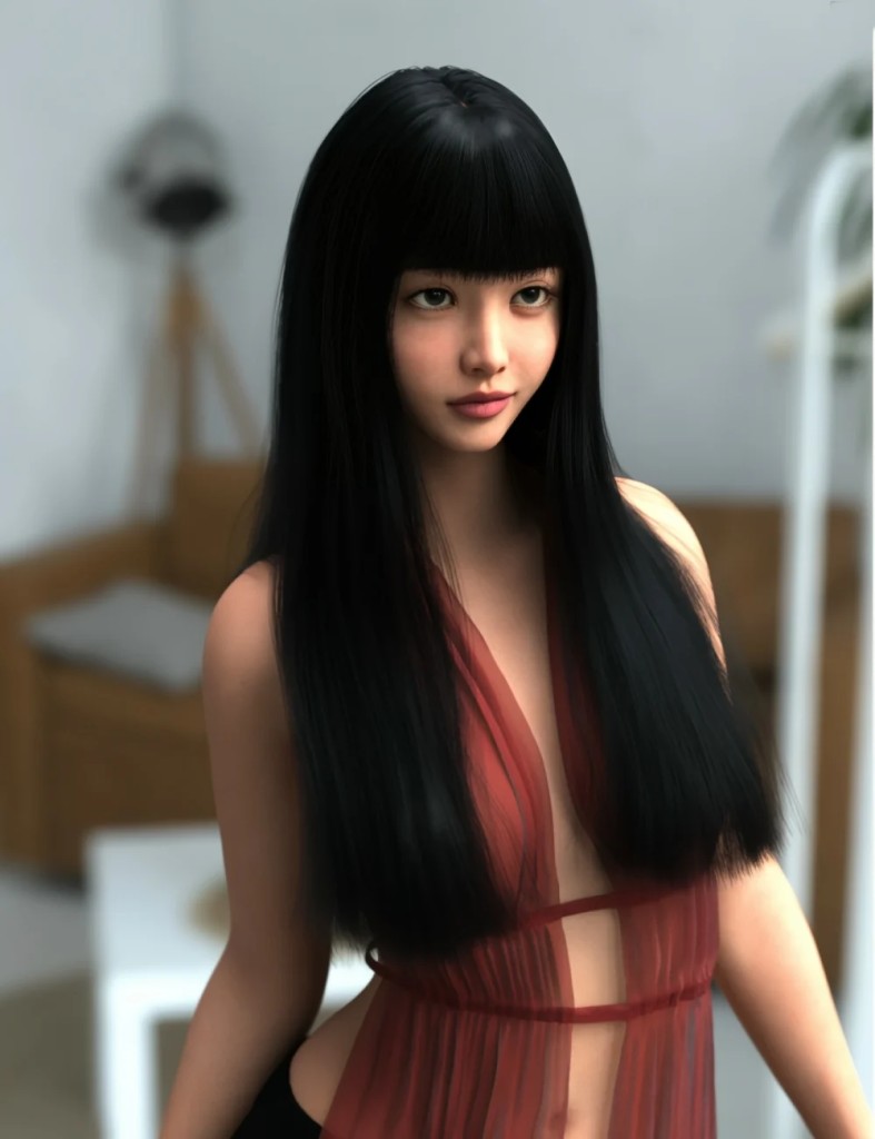 dForce Laurelei Lee Hair For Genesis 9