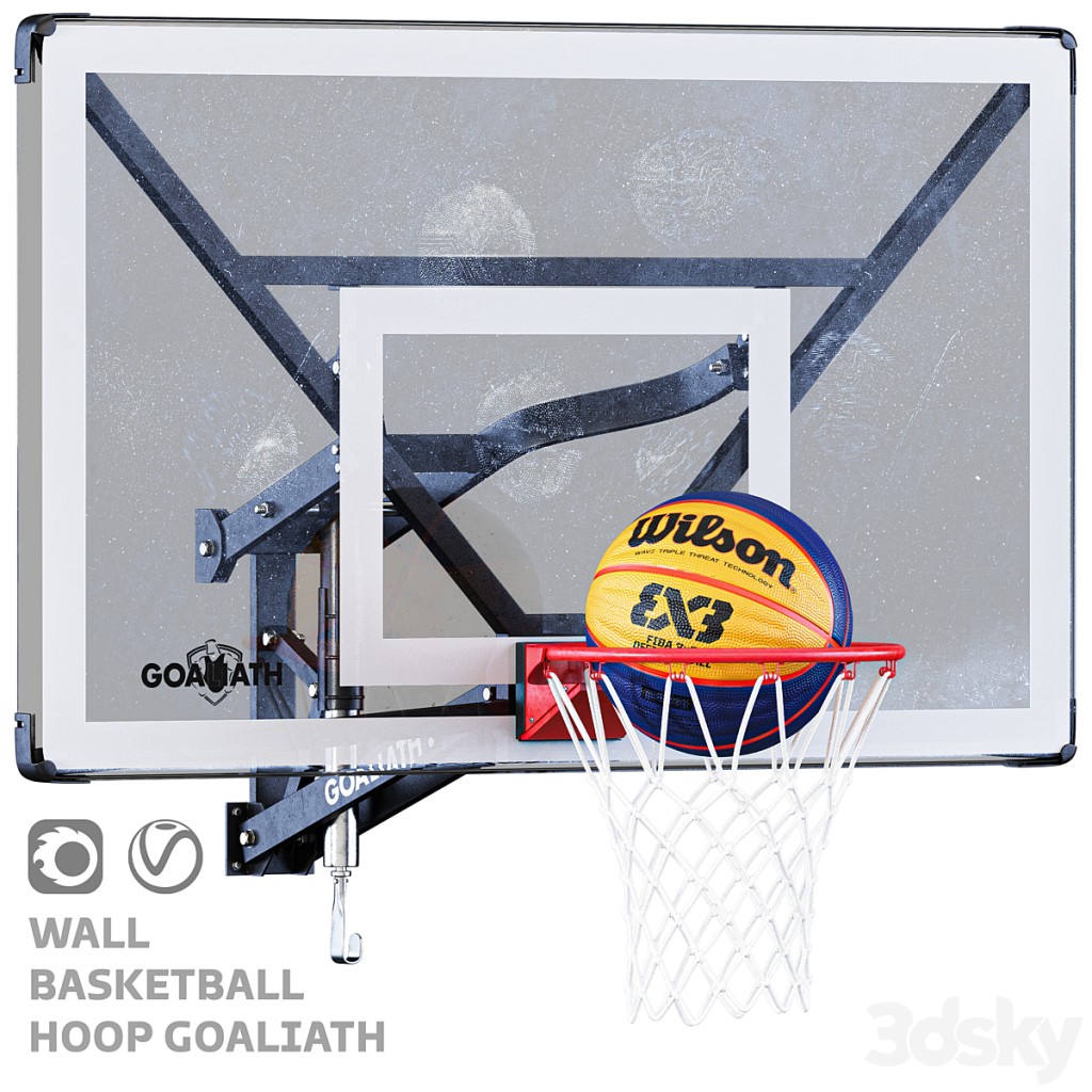 Wall Basketball Hoop Goaliath