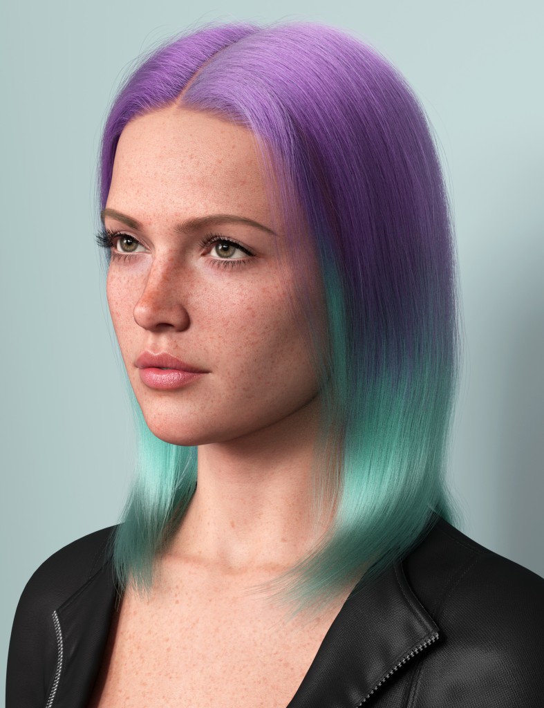 dForce Fine Medium Length Style Hair Color Expansion