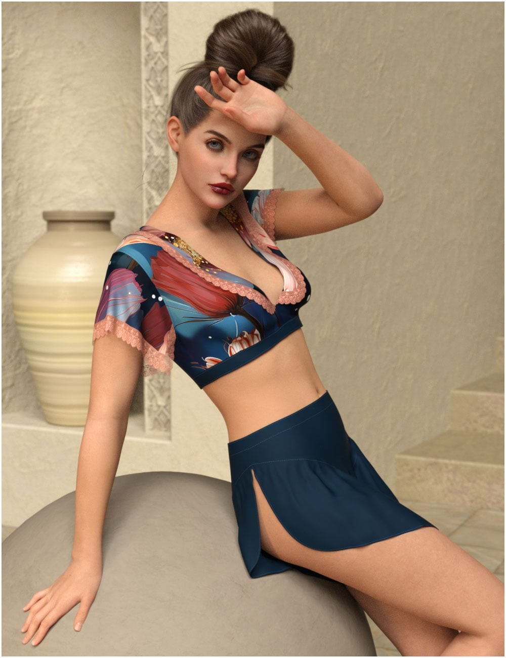 dForce Nahla Outfit For Genesis 9