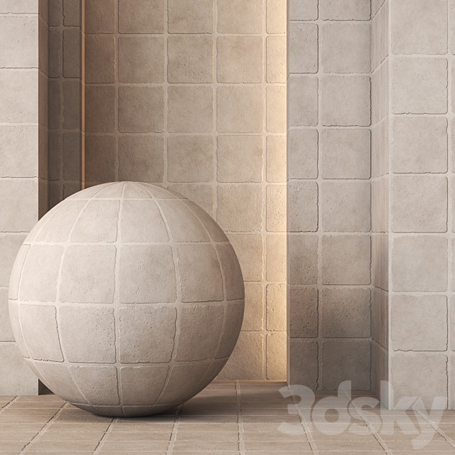 2 Paving Tile Texture 4K - Seamless