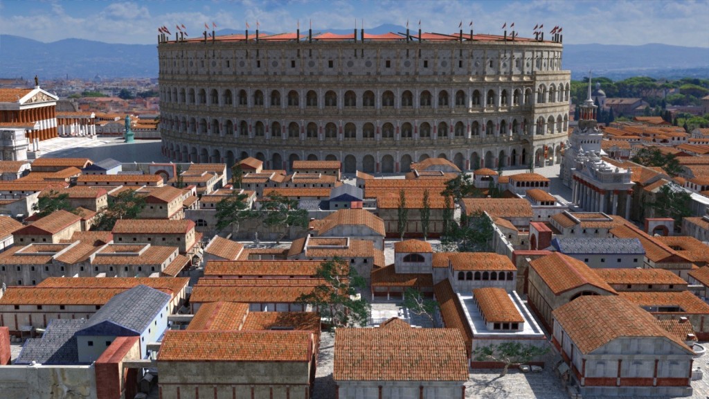 Streets of Ancient Rome for DAZ (Detracked)