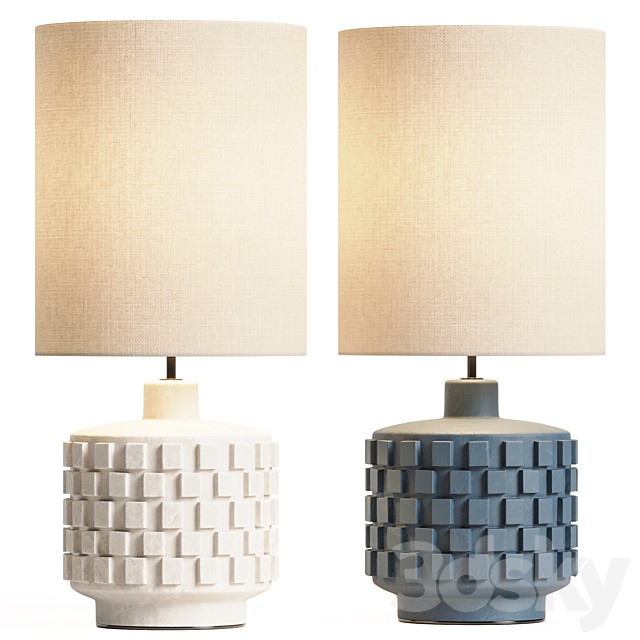 Eino Blue & White Ceramic Table lamps