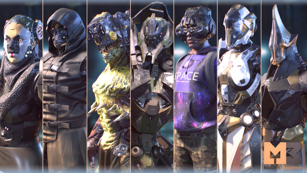 Sci-Fi Characters Pack Vol.2 UE4.18