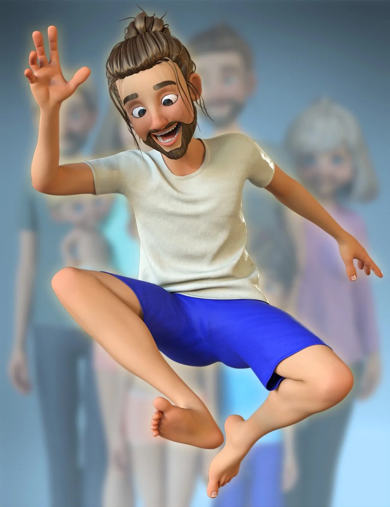 Toon Generations 9 Character for Genesis 9