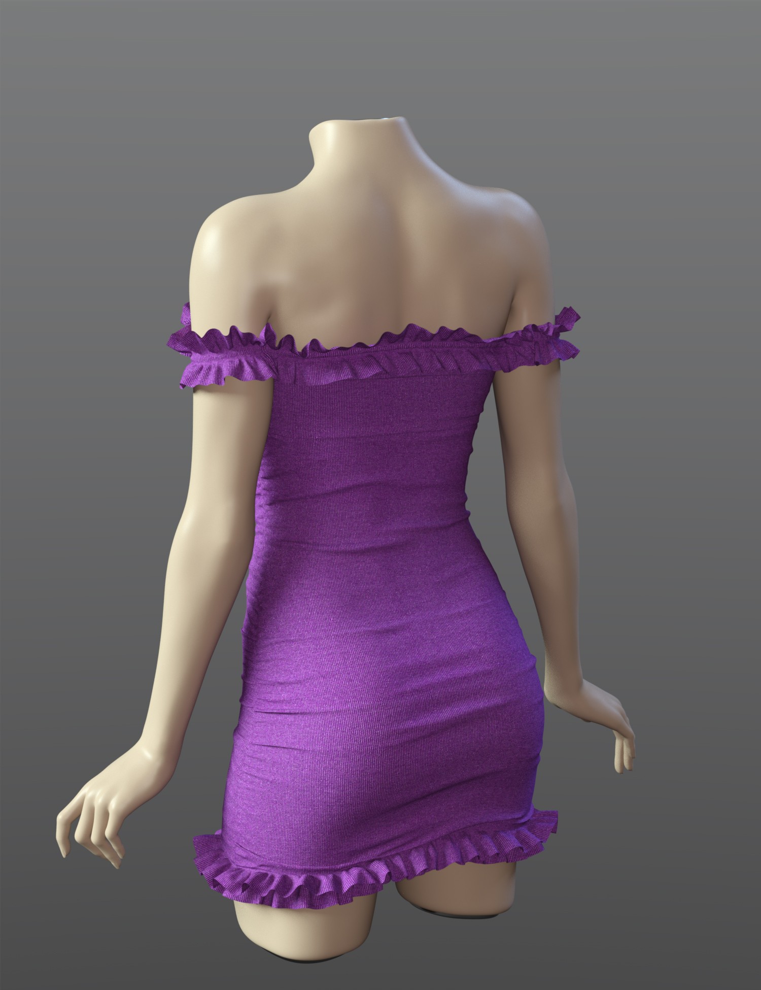 SPR Pleated Dress for Genesis 9