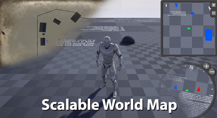 Scalable World Map UE5.2